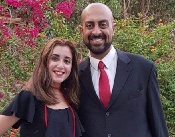 الطبيب مايكل فهمي وزوجته