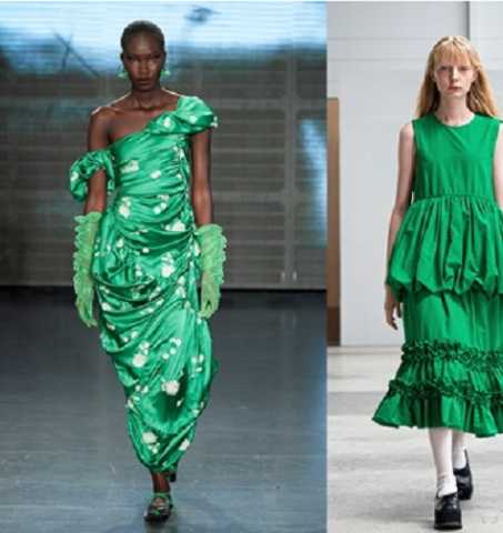 الأخضر بدرجاته يتصدر اتجاهات ألوان الملابس خلال عام 2022