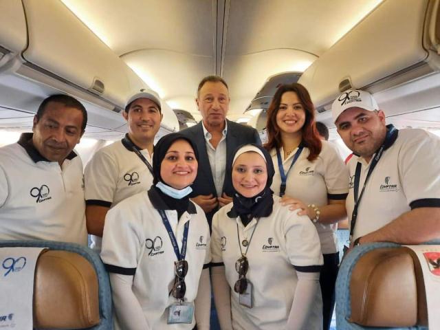 مصر للطيران تستقبل بعثة الأهلي
