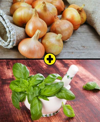 وصفة البصل والريحان