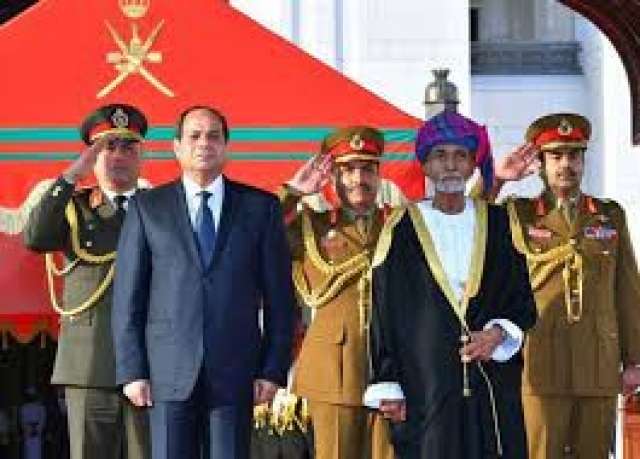 وصول الرئيس السيسي سلطنة عمان