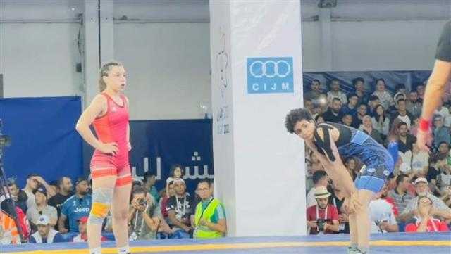 شيماء محمد تفوز ببرونزية المصارعة في دورة ألعاب البحر المتوسط