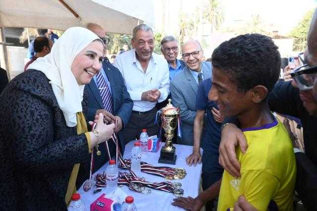 وزيرة التضامن تشهد احتفالية أولاد مصر بمؤسسات الرعاية الاجتماعية بذكري ثورة ٣٠ يونيو