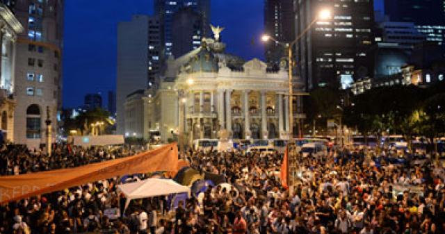 مظاهرات فى البرازيل