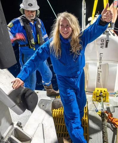 أول امرأة تتسلق إيفرست وتنزل إلى أعمق نقطة في البحر وتسافر للفضاء