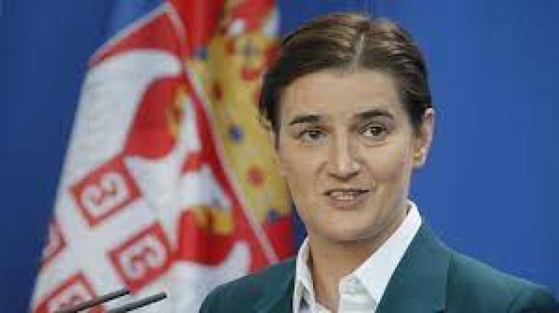 رئيسة الوزراء الصربية