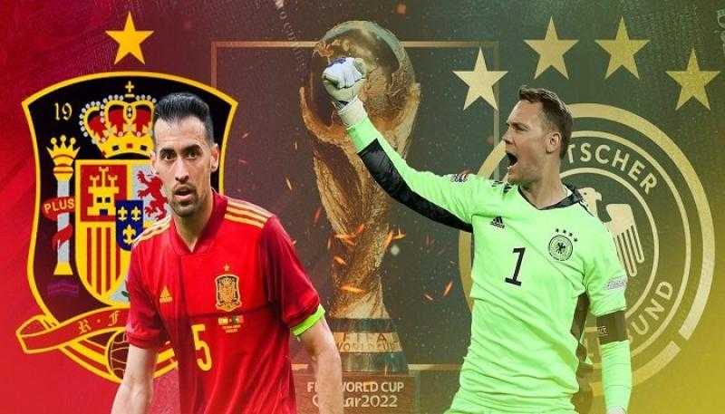 بث مباشر.. مشاهدة مباراة إسبانيا وألمانيا في كأس العالم 2022