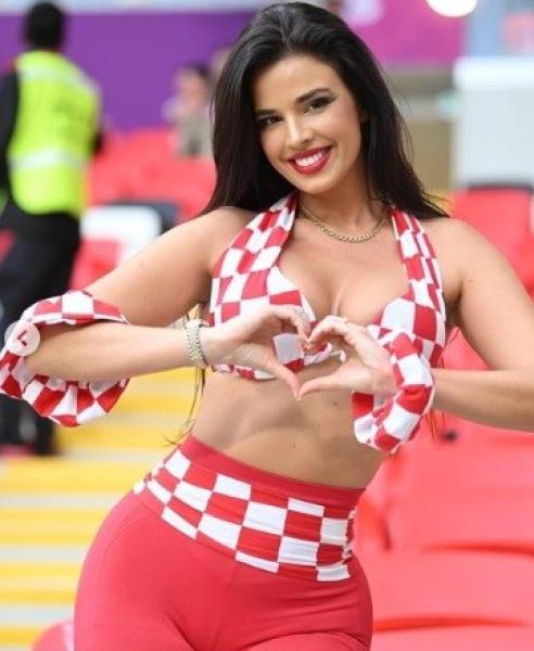 المرأة التى هزت قطر.. ملكة جمال كرواتيا تزلزل كأس العالم
