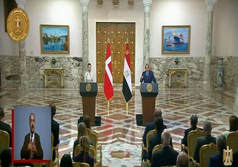 لقاء الرئيس السيسي مع رئيسة وزراء الدنمارك