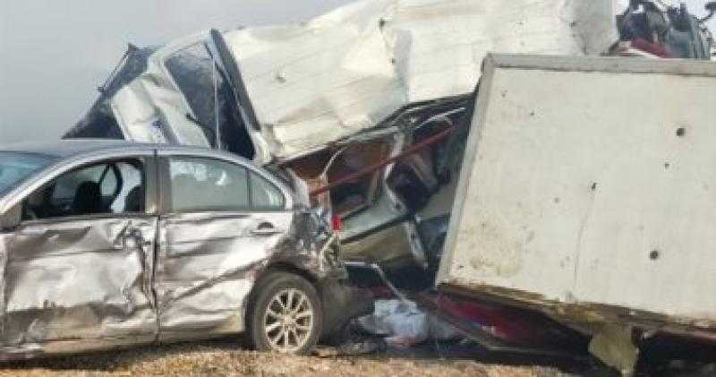 مصرع شخصين وإصابة 15 في حادث تصادم بالشرقية