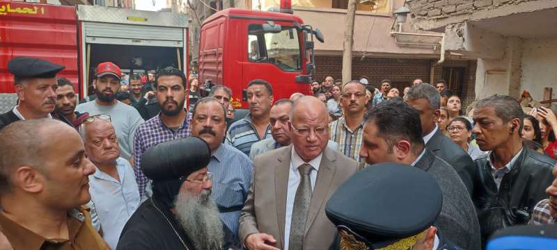 جانب من الحريق