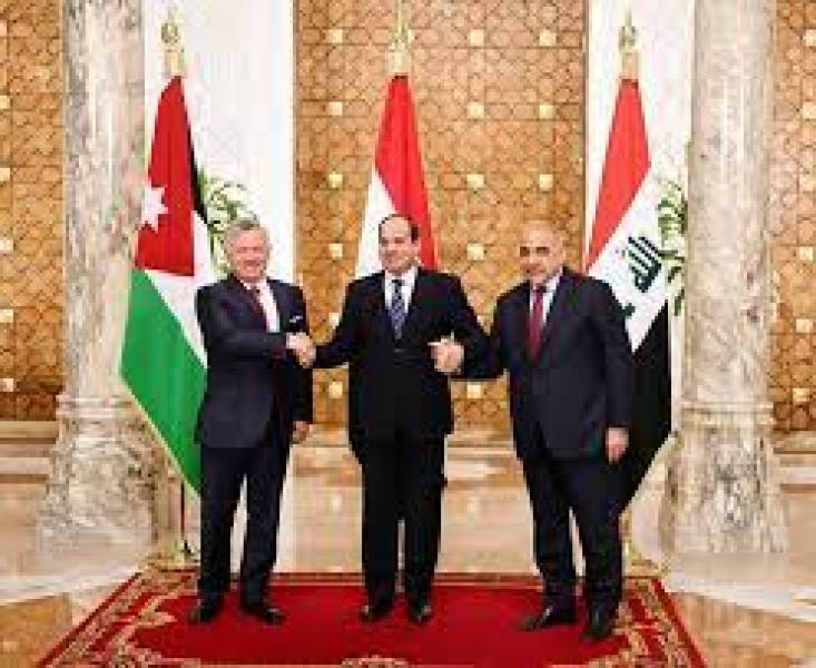 قادة مصر والأردن والعراق