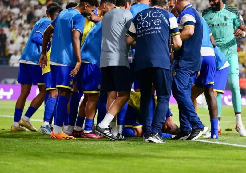 شاهد.. كريستيانو رونالدو يسجد احتفالًا بهدفه في مرمى الشباب.. فيديو