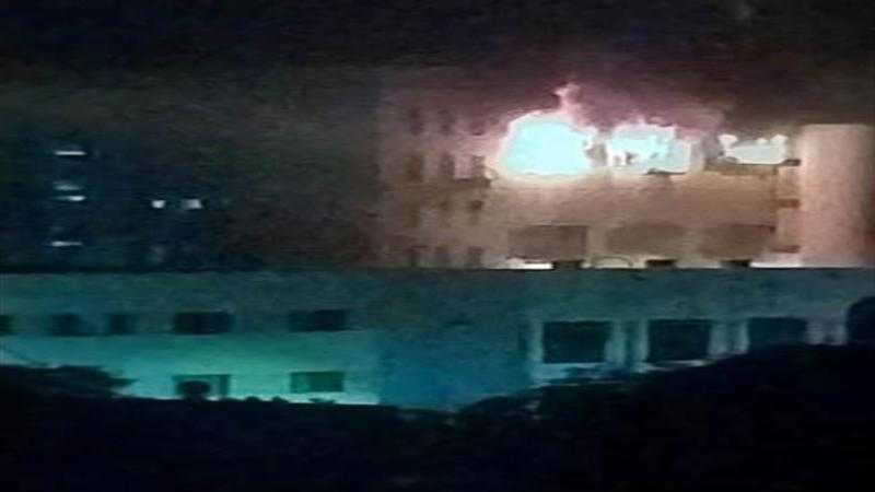 حريق هائل في مبنى ملحق بمجمع محاكم الأقصر.. والدفع ب4 سيارات إطفاء