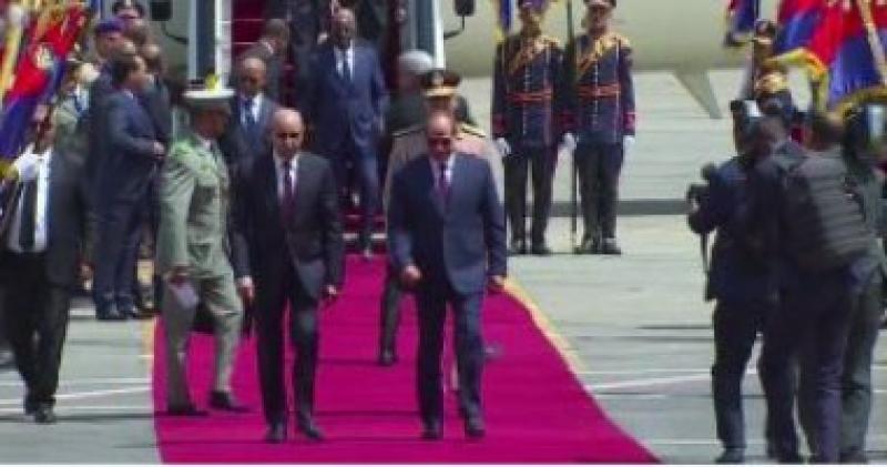 الرئيس السيسي ونظيره الموريتاني