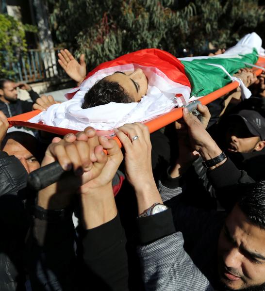 جثمان صبي فلسطيني