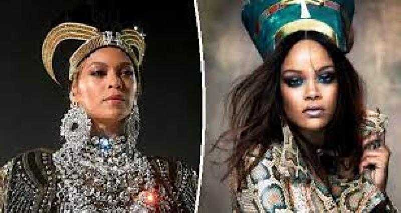 بعد فيلم ”كليوباترا”.. تصوير ريهانا وبيونسيه لنفرتيتي يسبب أزمة جديدة