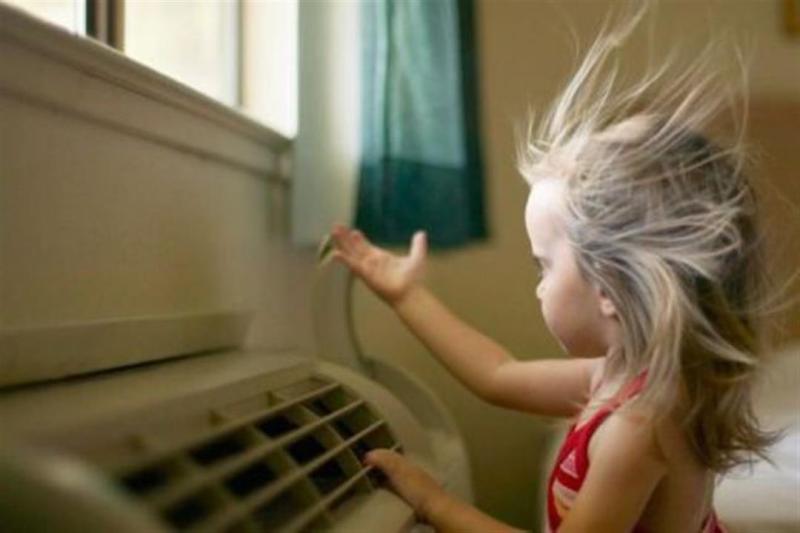 أضرار التكييف على الاطفال