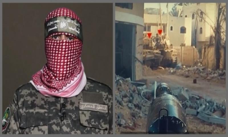 أبو عبيدة: سمعنا صراخ جنود الاحتلال والجيش الإسرائيلي قصف قواته على أرض غزة