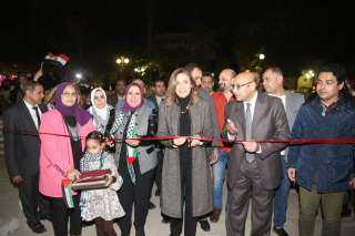 وزيرة الثقافة تشهد احتفالية ”يوم الأرض“ وتكرم الفائزين بمسابقة «فلسطين في عيون أطفال مصر»