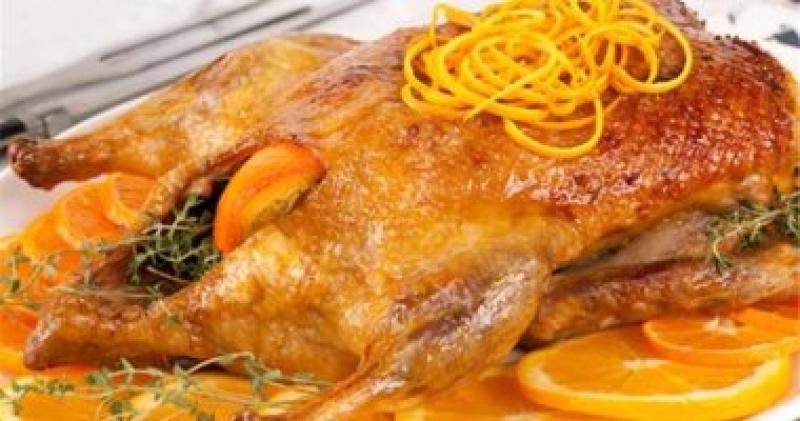 البط بالبرتقال