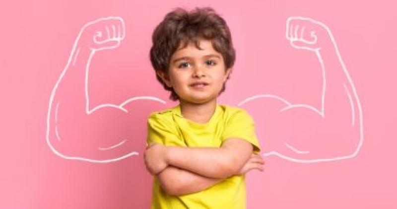 طفل واثق من نفسه