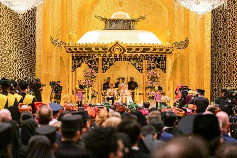زفاف أسطوري للأمير عبدالمتين في بروناي بحضور قادة وملوك