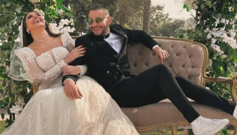 زواج أحمد الفيشاوي ومي سليم.