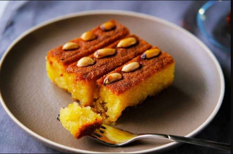 البسبوسة بدقيق السميد