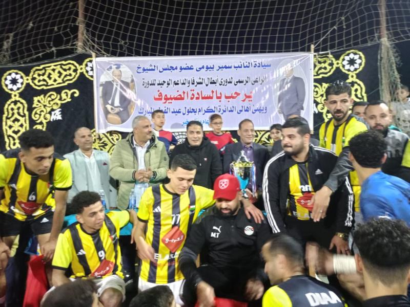 وكيل رياضة القليوبية يشهد نهائي الدورة الرمضانية لكرة القدم بمركز كفر الشرفا
