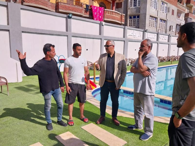 وكيل رياضة القليوبية يتابع أعمال bot بتكلفة 6 مليون جنية بمراكز شبين وطوخ