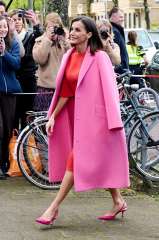 بحذاء باربي.. صور الملكة ليتيزيا تخطف الأنظار بإطلالة مشرقة في هولندا