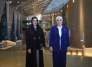 السيدة انتصار السيسى وحرم سلطان عمان في زيارة للمتحف المصرى الجديد
