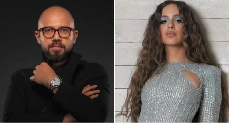جميلة عوض والمونتير أحمد حافظ