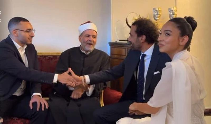 جلسة تصوير سلمى أبو ضيف قبل كتب كتابها على إدريس عبد العزيز