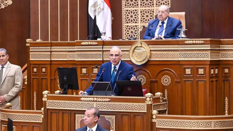 وزير الرى أمام الشيوخ