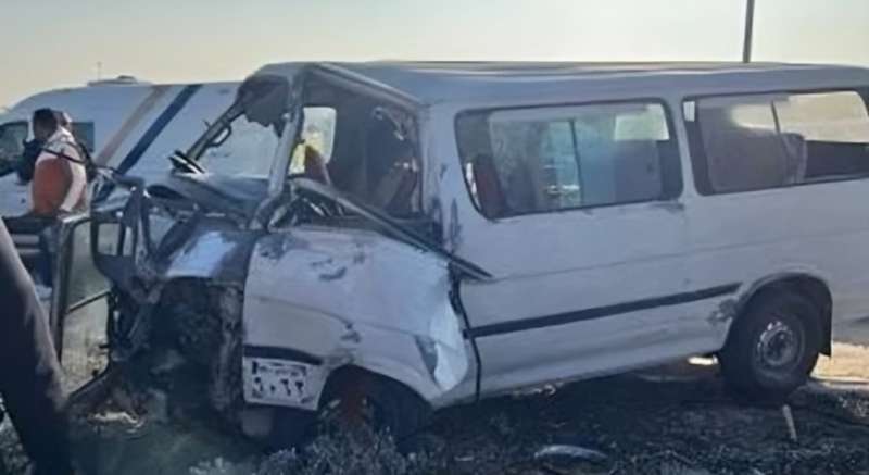وفاة الضحية الـ5 في حادث سيارة عمال وميكروباص بـ الدائري الأوسطي