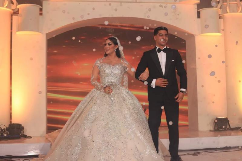 احتفال رجل الأعمال أحمد غريب بزفاف ابنته على المهندس يوسف صلاح عثمان