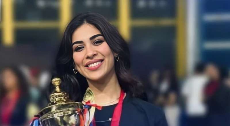 حبيبة سامح تحقق ذهبية كأس العالم لكرة السرعة