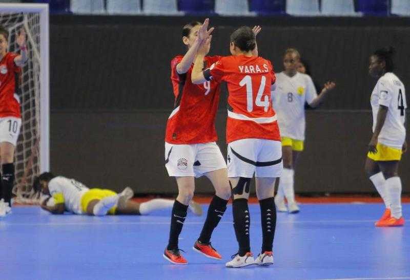 فرح سمير تتألق رغم خروج منتخب مصر للصالات النسائية من أمم إفريقيا