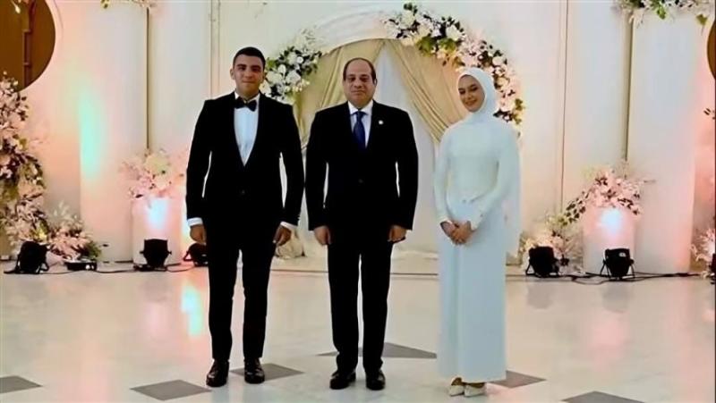 أول تعليق من ابنة الشهيد العميد مالك مهران بعد حضور الرئيس السيسي عقد قرانها