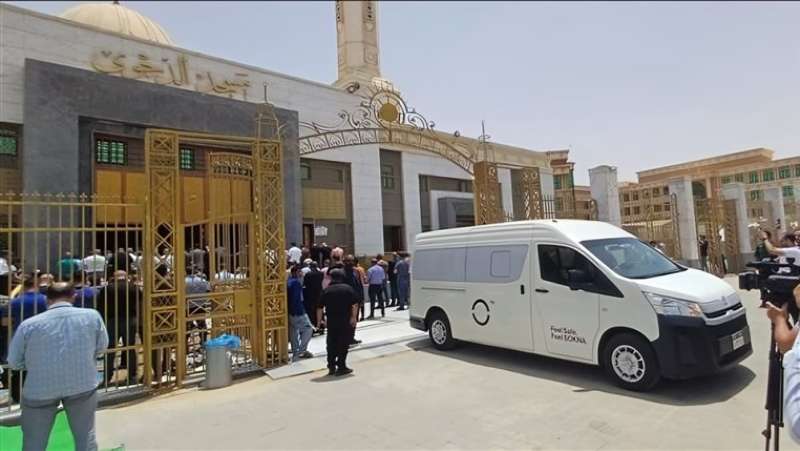 وداعًا أحمد الدجوي، مراسم جنازة حفيد نوال الدجوي في أجواء من الحزن
