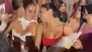 دينا الشربيني تتألق في حفل زفاف أمينة خليل وتتصدر محركات البحث