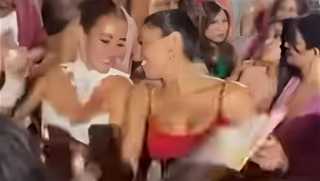 دينا الشربيني تتألق في حفل زفاف أمينة خليل وتتصدر محركات البحث