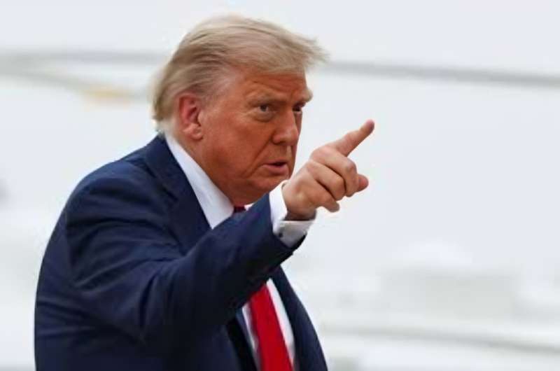 الرئيس الأمريكي دونالد ترامب