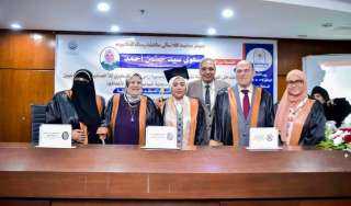مناقشة رسالة استراتيجيات تعزيز رأس المال الفكري للأخصائيين الاجتماعيين في جامعة حلوان