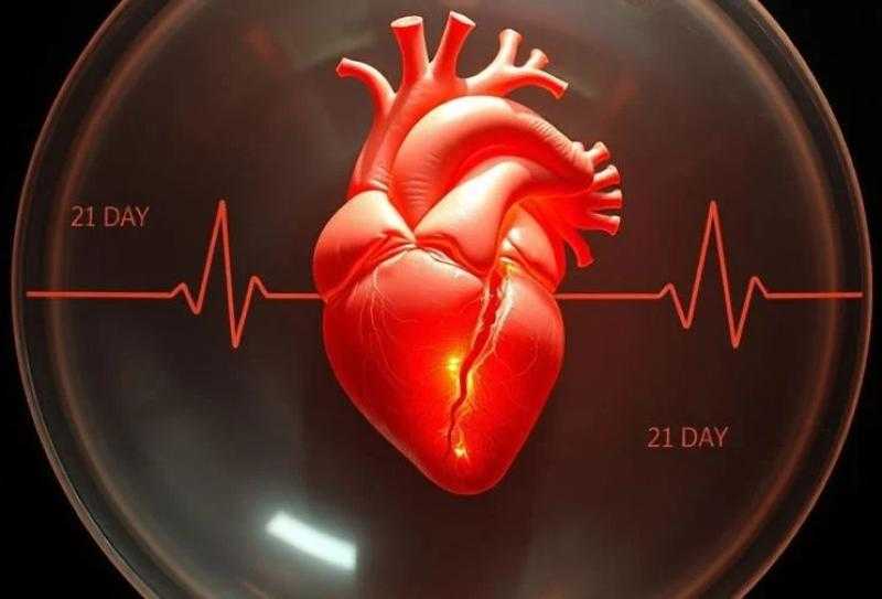إنجاز علمي، زراعة قلب بشري في جنين خنزير يستمر في النبض لمدة 21 يومًا