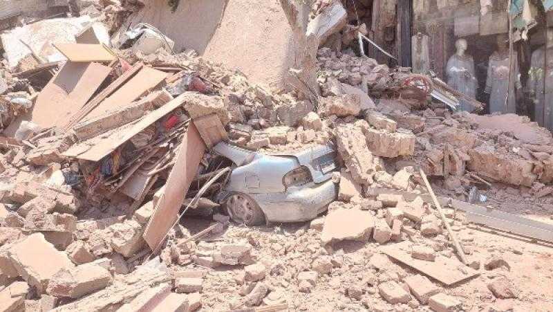 انهيار جزئي لعقار في شبرا مصر يسفر عن إصابة أربعة أشخاص.. التفاصيل كاملة