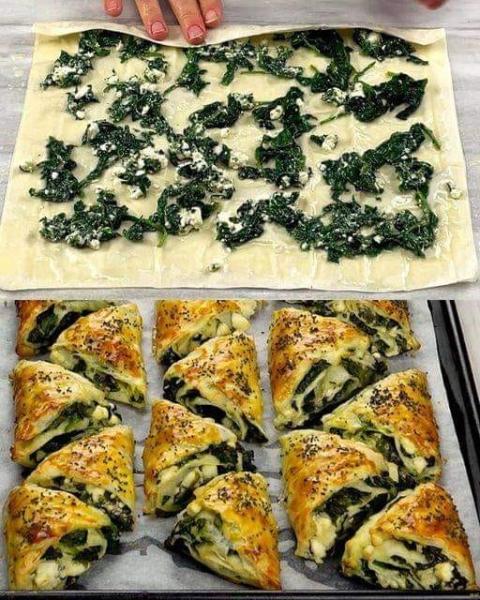 فطائر السبانخ السورية