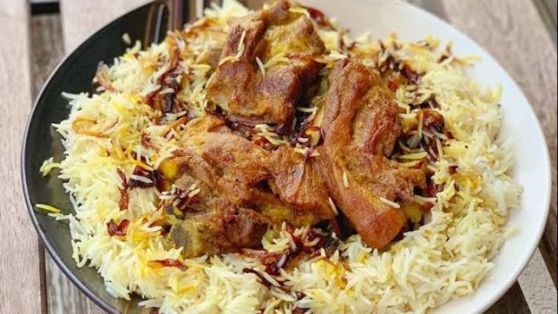 دجاج المندي بالأرز